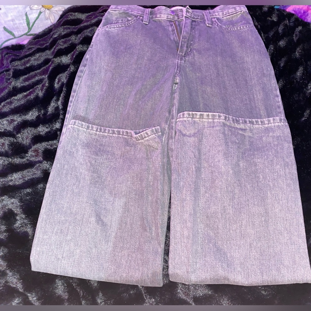 boot cut black wash jeans